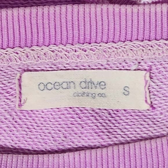 Ocean Drive Summertime Pullover Lavender Size S - Picture 8 of 11